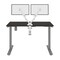 Bestar Bestar Upstand 48W x 24D Standing Desk with Dual Monitor Arm in deep grey 175860-000032 - alternate 6